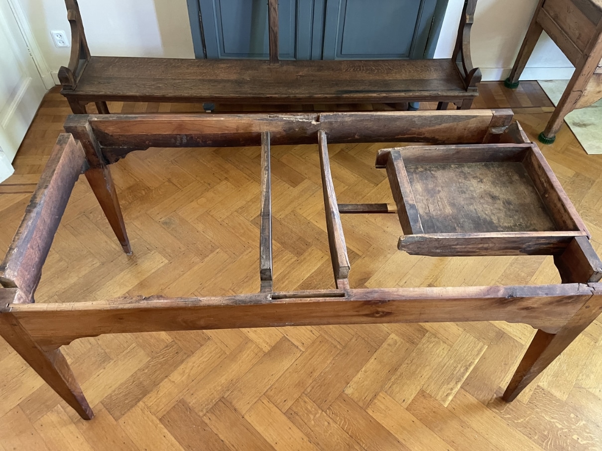 Uittrektafel Boerderijtafel Eettafel Frans - Afbeelding 23