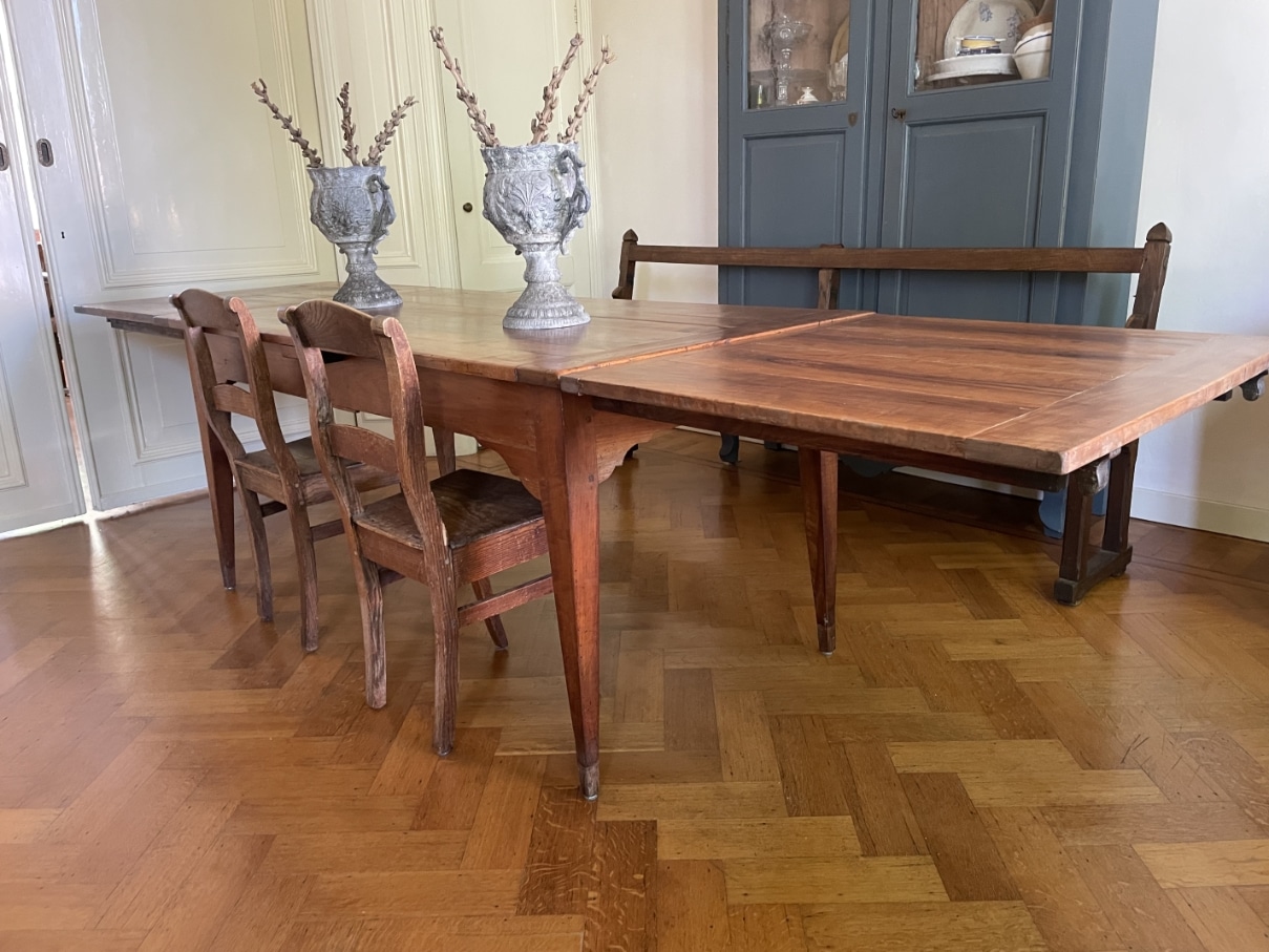 Uittrektafel Boerderijtafel Eettafel Frans - Afbeelding 25
