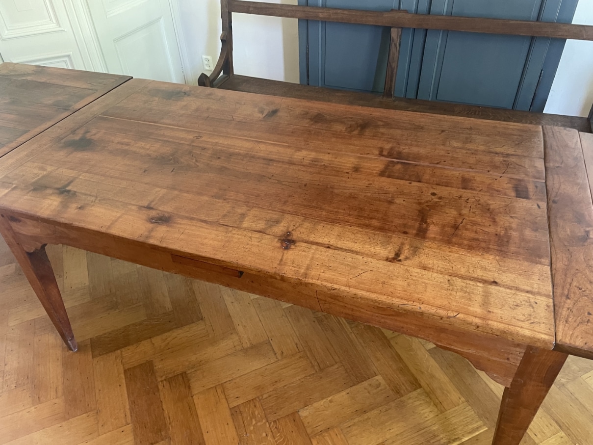 Uittrektafel Boerderijtafel Eettafel Frans - Afbeelding 6