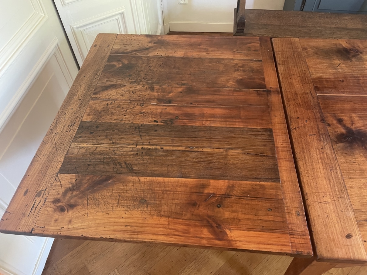 Uittrektafel Boerderijtafel Eettafel Frans - Afbeelding 7