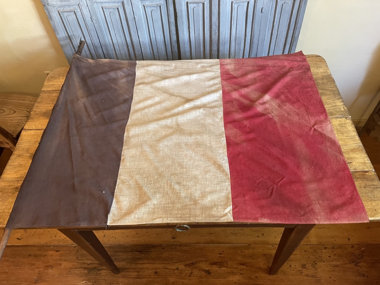 Franse Gemeente Vlag met metalen Schildje - Afbeelding 2
