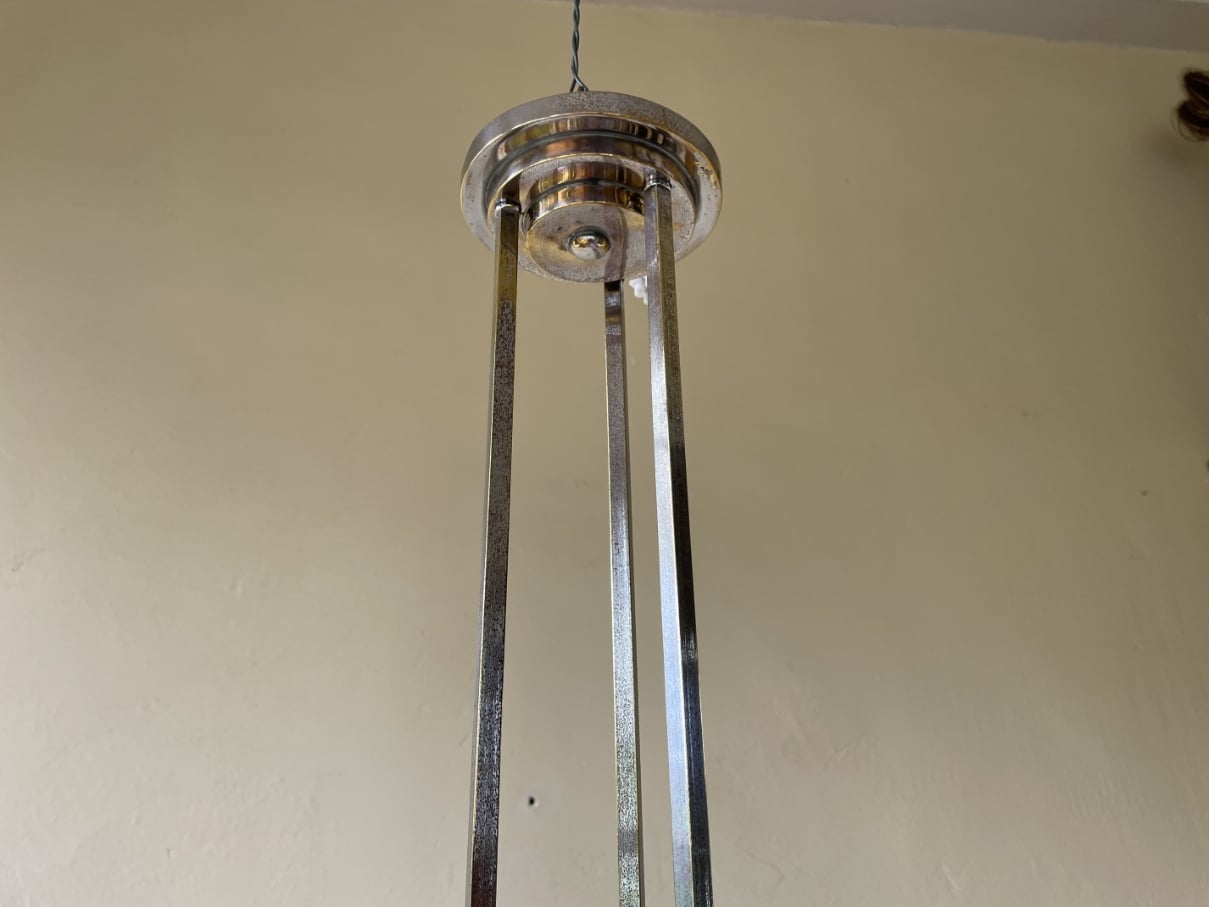 Plafondlamp Hanglamp Art Deco 1930 - Afbeelding 9