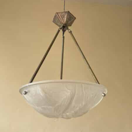 Lamp Hanglamp Schaallamp Noverdy Art Deco 1930
